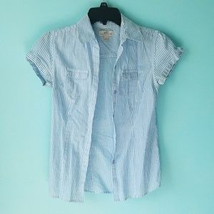 Blue Stripe Button Down Shirt